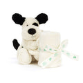 Bashful Black and Cream Puppy Soother